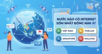 Nước nào có Internet sớm nhất Đông Nam Á?