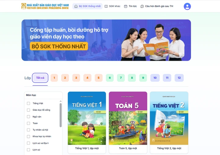 NXB Giáo dục Việt Nam đảm bảo đủ SGK cho học sinh trước thềm năm học 2026-2027 NXB Giáo dục Việt Nam đảm bảo đủ SGK cho học sinh trước thềm năm học 2026-2027