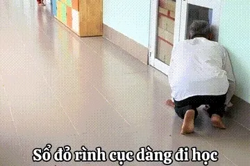 Ông nội đứng bên ngoài “canh” cháu đi học, clip hút triệu lượt xem Ông nội đứng bên ngoài “canh” cháu đi học, clip hút triệu lượt xem