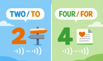 Phát âm two-to hay four-for khác nhau thế nào?