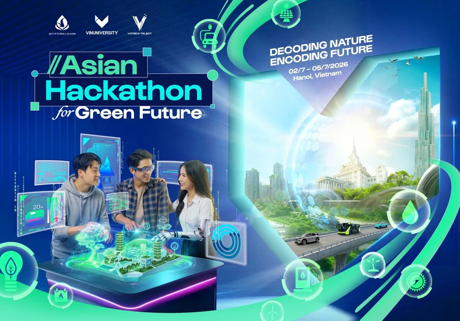 Phát động cuộc thi Asian Hackathon for Green Future 2026 với tổng giải thưởng 24.000 USD Phát động cuộc thi Asian Hackathon for Green Future 2026 với tổng giải thưởng 24.000 USD