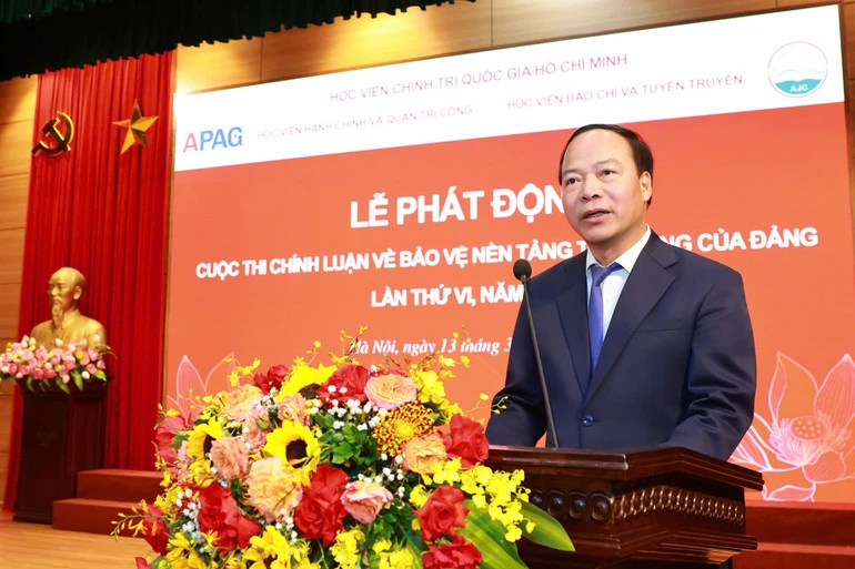 Phát động Cuộc thi Chính luận về bảo vệ nền tảng tư tưởng của Đảng lần thứ sáu, năm 2026 Phát động Cuộc thi Chính luận về bảo vệ nền tảng tư tưởng của Đảng lần thứ sáu, năm 2026