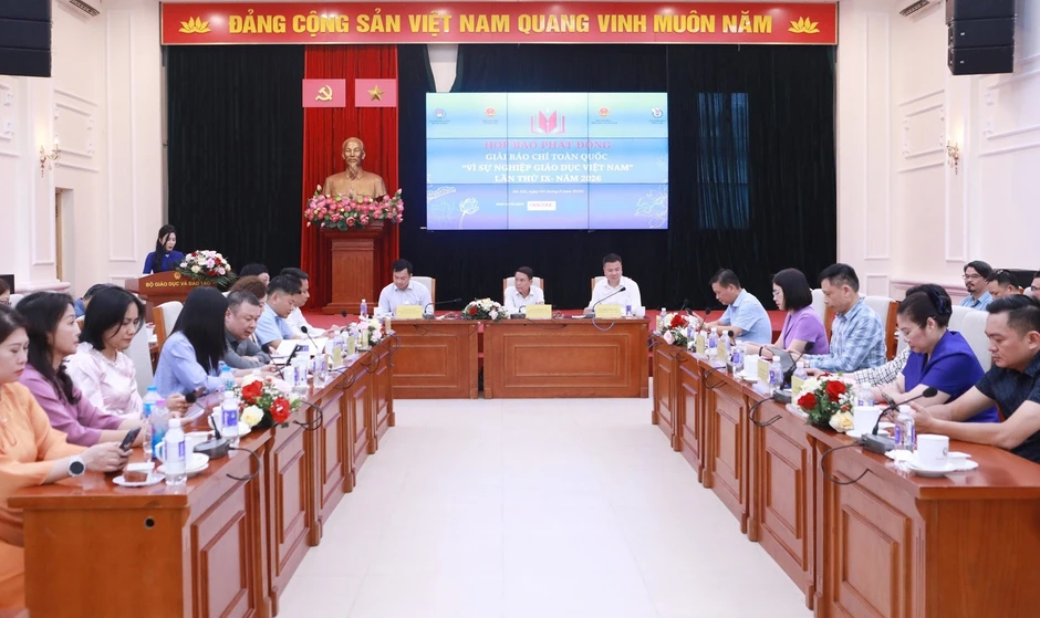 Phát động Giải báo chí Vì sự nghiệp Giáo dục Việt Nam năm 2026 Phát động Giải báo chí Vì sự nghiệp Giáo dục Việt Nam năm 2026