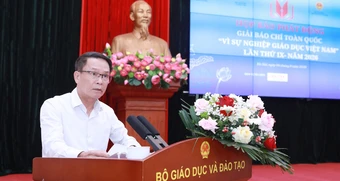 Phát động Giải báo chí Vì sự nghiệp Giáo dục Việt Nam năm 2026