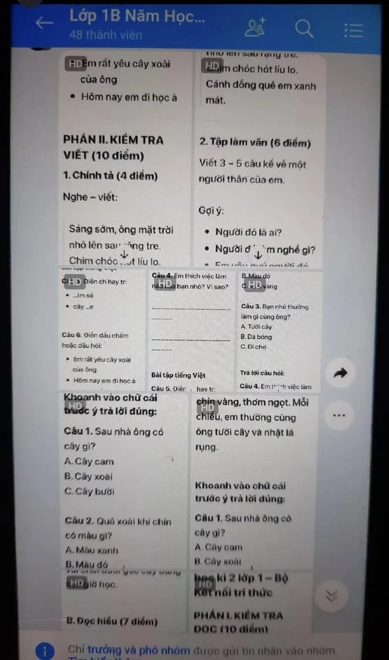Phụ huynh bức xúc tố cô giáo lớp 1 nhờ ChatGPT soạn bài tập tiếng Việt cho học sinh, còn "hồn nhiên" gửi nguyên ảnh chụp màn hình! Phụ huynh bức xúc tố cô giáo lớp 1 nhờ ChatGPT soạn bài tập tiếng Việt cho học sinh, còn "hồn nhiên" gửi nguyên ảnh chụp màn hình!