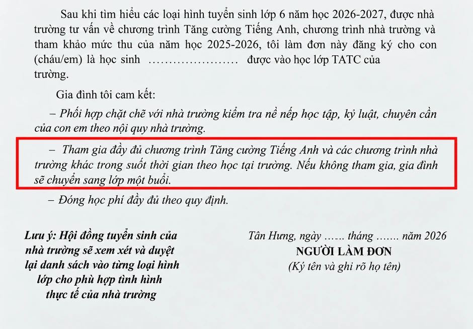 Phụ huynh "tố" trường ép phải học các môn liên kết mới được bán trú