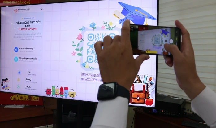 Phường đầu tiên ở TPHCM ra mắt App tuyển sinh đầu cấp