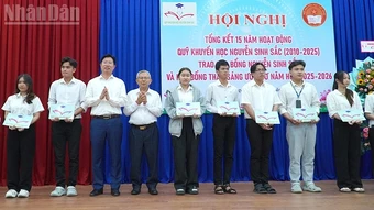 Quỹ Khuyến học Nguyễn Sinh Sắc vận động, tiếp nhận 152 tỷ đồng