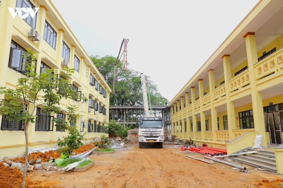Quảng Ninh tăng tốc hoàn thành trường nội trú biên giới trước 30/8 Quảng Ninh tăng tốc hoàn thành trường nội trú biên giới trước 30/8