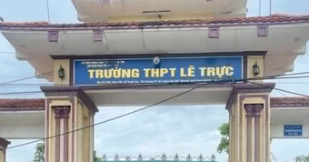 Quảng Trị hủy kết quả thi của 5 thí sinh, trong đó có con trai hiệu trưởng