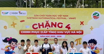 Sân chơi Toán học Việt Nam (VNMF) 2025-2026: Hơn 1.600 học sinh Hà Nội tham gia chặng 4