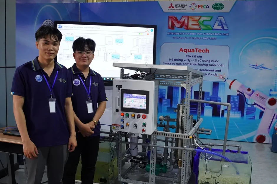 Sinh viên Đại học Trà Vinh đoạt Giải Ba cuộc thi MECA 2026 Sinh viên Đại học Trà Vinh đoạt Giải Ba cuộc thi MECA 2026
