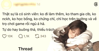 Sinh viên không đi làm thêm, không tham gia CLB, không NCKH, chỉ đi học rồi về nhà: Tự do hay buông thả, thiếu trách nhiệm?
