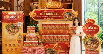 Sinh viên Trà Vinh biến bún nước lèo Khmer thành viên súp sấy ăn liền