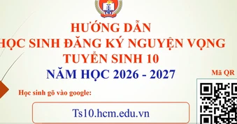 Sở GD-ĐT TP.HCM hướng dẫn đăng ký nguyện vọng lớp 10 chính xác