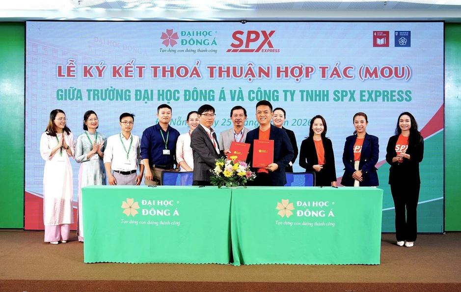 SPX Express cùng Trường Đại học Đông Á ký kết hợp tác chiến lược phát triển nguồn nhân lực logistics SPX Express cùng Trường Đại học Đông Á ký kết hợp tác chiến lược phát triển nguồn nhân lực logistics