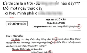 Sự thật về đề thi ngữ văn ở Đắk Lắk 'nhan nhản lỗi chính tả'