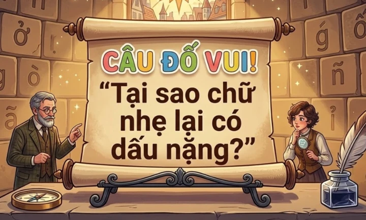 Tại sao chữ nhẹ lại có dấu nặng?
