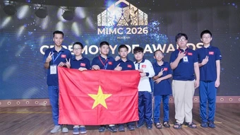 Tám học sinh Trường Ngôi Sao Hoàng Mai giành huy chương tại Kỳ thi Toán học Quốc tế MIMC 2026