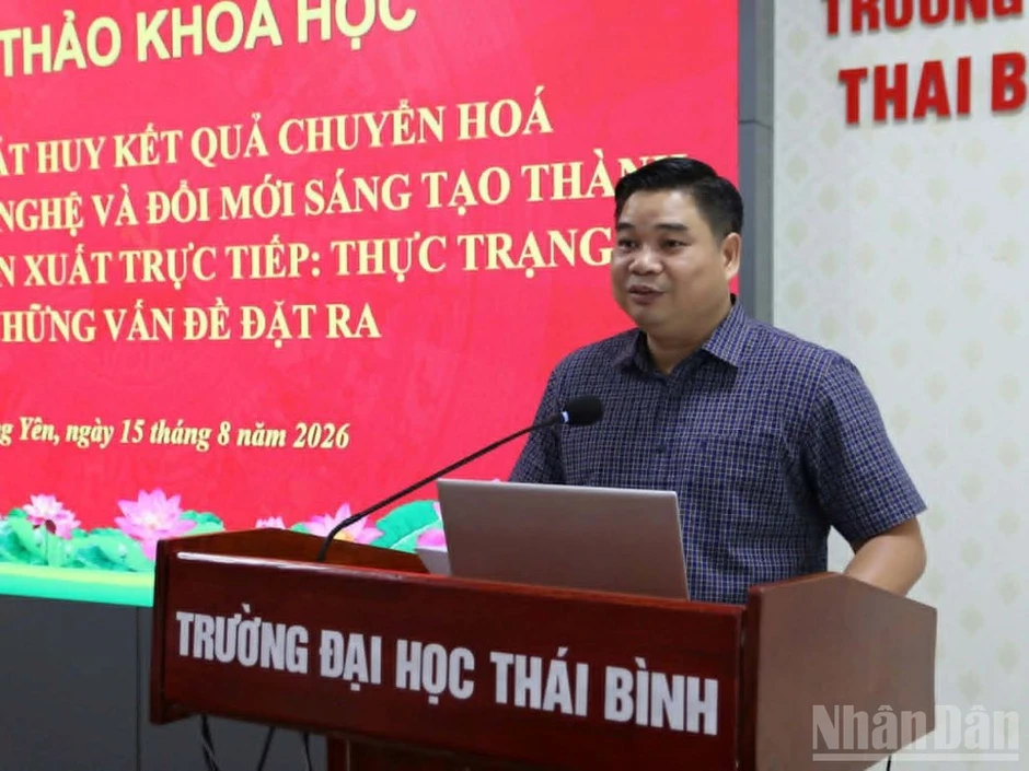 Tạo động lực cho khoa học, công nghệ và đổi mới sáng tạo phát triển Tạo động lực cho khoa học, công nghệ và đổi mới sáng tạo phát triển