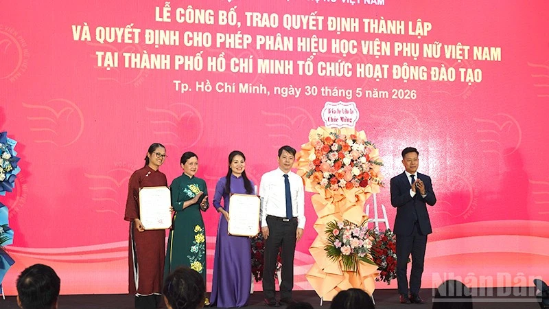 Thành lập Phân hiệu Học viện Phụ nữ Việt Nam tại Thành phố Hồ Chí Minh Thành lập Phân hiệu Học viện Phụ nữ Việt Nam tại Thành phố Hồ Chí Minh