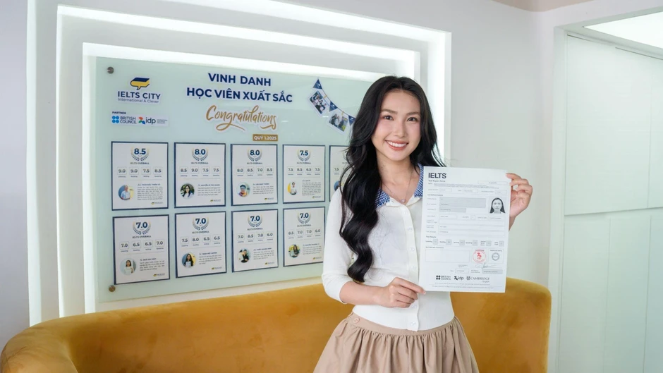 Thanh Mèo đạt 7.5 IELTS Overall tại IELTS CITY sau 10 năm gián đoạn Thanh Mèo đạt 7.5 IELTS Overall tại IELTS CITY sau 10 năm gián đoạn