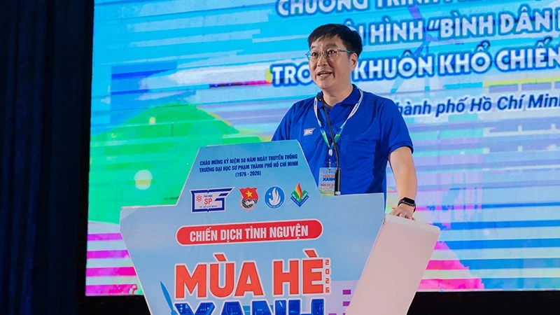 Thành phố Hồ Chí Minh: Hơn 1.400 thầy cô giáo tương lai ra quân thực hiện "Bình dân học vụ số” Thành phố Hồ Chí Minh: Hơn 1.400 thầy cô giáo tương lai ra quân thực hiện "Bình dân học vụ số”