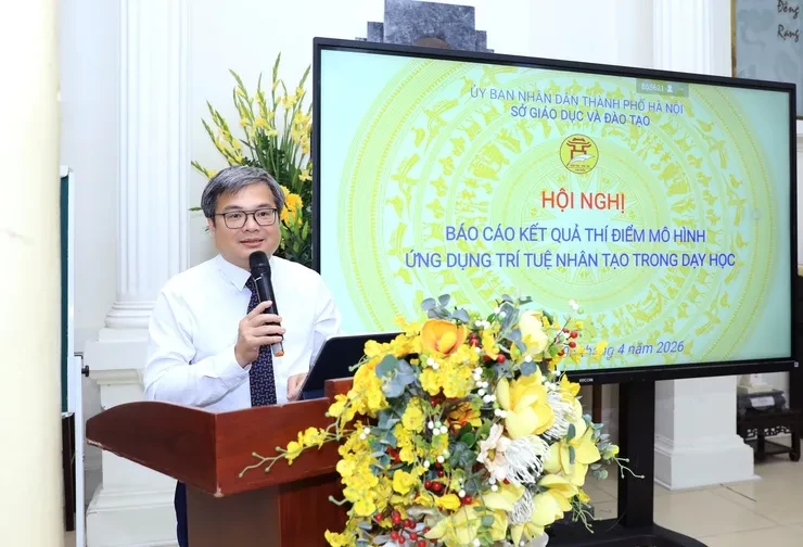 Thí điểm AI trong dạy học: Học sinh chủ động, giáo viên giữ vai trò trung tâm Thí điểm AI trong dạy học: Học sinh chủ động, giáo viên giữ vai trò trung tâm