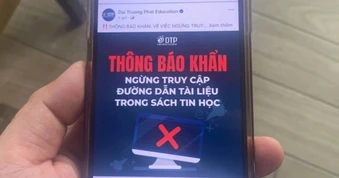 Thông tin bất ngờ vụ sách tin học lớp 3 có link dẫn đến web "đen"