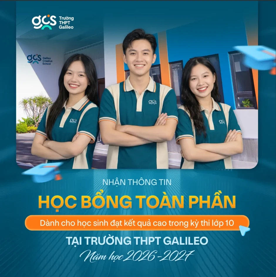 THPT Galileo trao học bổng toàn phần cho học sinh đạt kết quả xuất sắc kỳ thi vào lớp 10 của Sở GD&ĐT THPT Galileo trao học bổng toàn phần cho học sinh đạt kết quả xuất sắc kỳ thi vào lớp 10 của Sở GD&ĐT