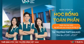 THPT Galileo trao học bổng toàn phần cho học sinh đạt kết quả xuất sắc kỳ thi vào lớp 10 của Sở GD&ĐT