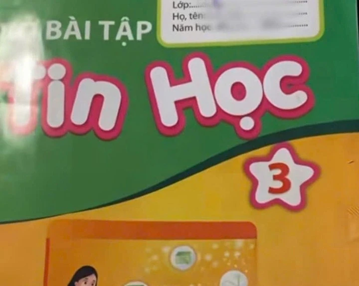 Thu hồi sách bài tập Tin học 3 vì xuất hiện link web đen Thu hồi sách bài tập Tin học 3 vì xuất hiện link web đen