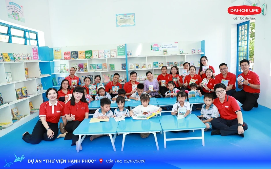 Thư viện Hạnh phúc - Hành trình gieo mầm tri thức của Daiichi Life Việt Nam Thư viện Hạnh phúc - Hành trình gieo mầm tri thức của Daiichi Life Việt Nam
