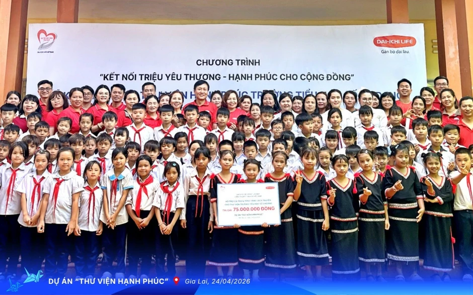 Thư viện Hạnh phúc - Hành trình gieo mầm tri thức của Daiichi Life Việt Nam Thư viện Hạnh phúc - Hành trình gieo mầm tri thức của Daiichi Life Việt Nam