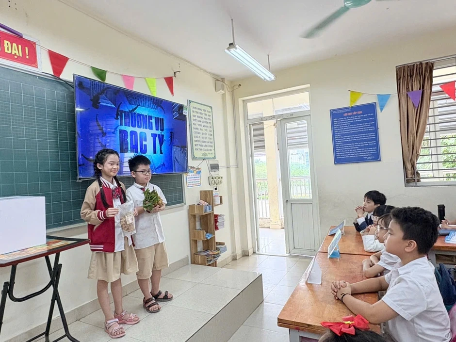 Tiết tiếng Việt hơn 400.000 người xem của cô giáo tiểu học tại Hà Nội Tiết tiếng Việt hơn 400.000 người xem của cô giáo tiểu học tại Hà Nội