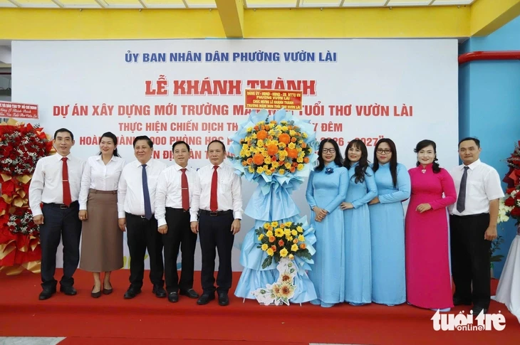 TP.HCM khánh thành thêm một trường học trong chiến dịch '150 ngày đêm hoàn thành 1.000 phòng học'