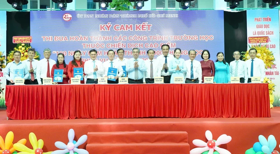 TP.HCM phát động 100 ngày đêm hoàn thành 1.000 phòng học TP.HCM phát động 100 ngày đêm hoàn thành 1.000 phòng học