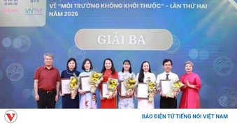 Trao giải cuộc thi thu hút gần 4.500 bài giảng về "Môi trường không khói thuốc"