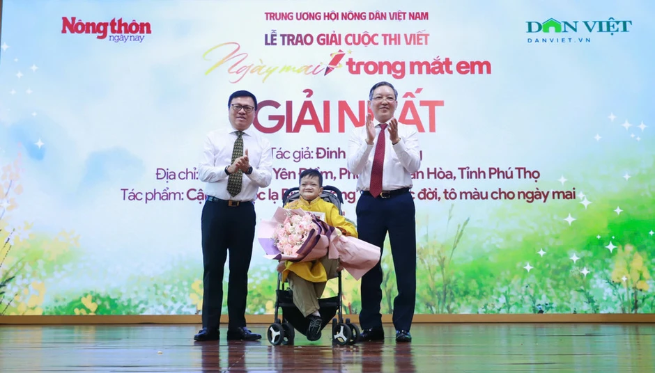 Trao giải Cuộc thi viết “Ngày mai trong mắt em” năm 2026 Trao giải Cuộc thi viết “Ngày mai trong mắt em” năm 2026