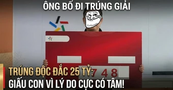 Trúng số độc đắc hơn 25 tỷ đồng, ông bố quyết giấu nhẹm không cho con biết vì một lý do khiến ai nấy đều nể phục