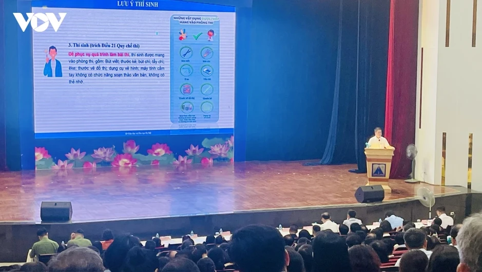 Trước giờ G, Hà Nội siết chống gian lận công nghệ cao ở kỳ thi lớp 10 Trước giờ G, Hà Nội siết chống gian lận công nghệ cao ở kỳ thi lớp 10