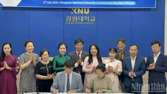 Trường cao đẳng Y tế Thái Bình ký kết hợp tác với Trường đại học Quốc gia Kangwon Hàn Quốc