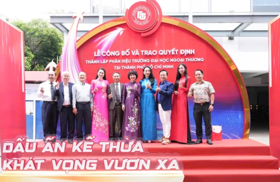 Trường Đại học Ngoại thương thành lập Phân hiệu tại TP HCM Trường Đại học Ngoại thương thành lập Phân hiệu tại TP HCM