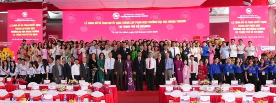 Trường Đại học Ngoại thương thành lập Phân hiệu tại TP HCM Trường Đại học Ngoại thương thành lập Phân hiệu tại TP HCM