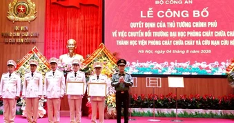 Trường Đại học Phòng cháy chữa cháy chuyển thành Học viện