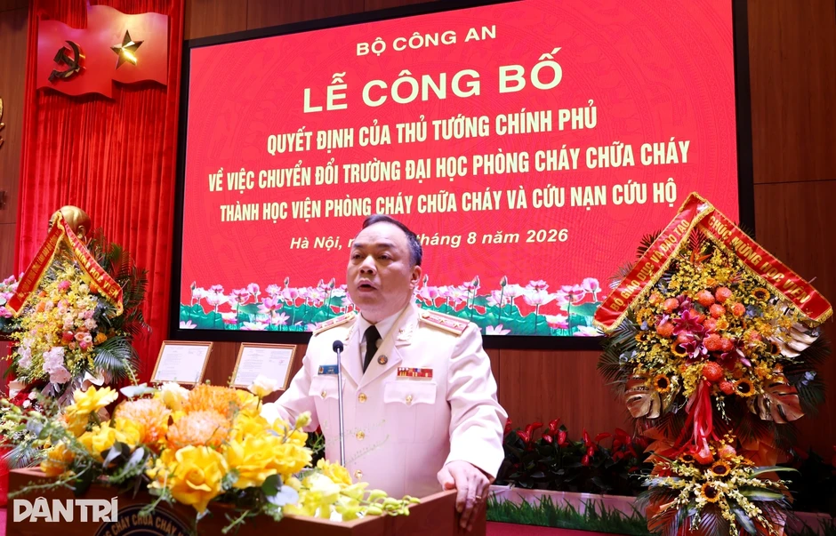 Trường Đại học Phòng cháy chữa cháy chuyển thành Học viện Trường Đại học Phòng cháy chữa cháy chuyển thành Học viện