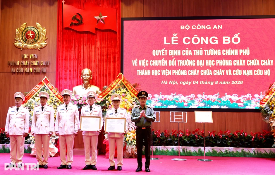 Trường Đại học Phòng cháy chữa cháy chuyển thành Học viện Trường Đại học Phòng cháy chữa cháy chuyển thành Học viện
