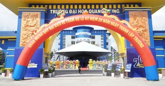 Trường đại học Quang Trung công bố 3 ngành đạt kiểm định dịp 20 năm thành lập