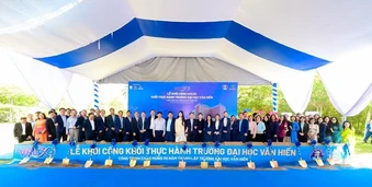 Trường Đại học Văn Hiến khởi công Khối Thực hành VHU30