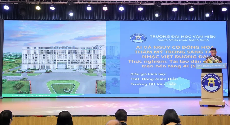 Trường Đại học Văn Hiến tổ chức hội thảo “Bản sắc âm nhạc Việt trong kỷ nguyên AI”
